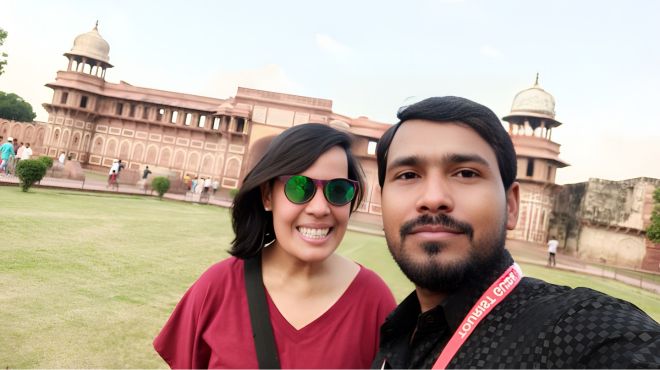 same day taj mahal agra & mathura vrindavan private trip by car